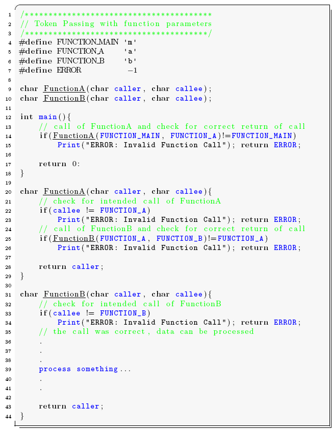 Token passing. Функция Print. Call function Invalid. Define function.