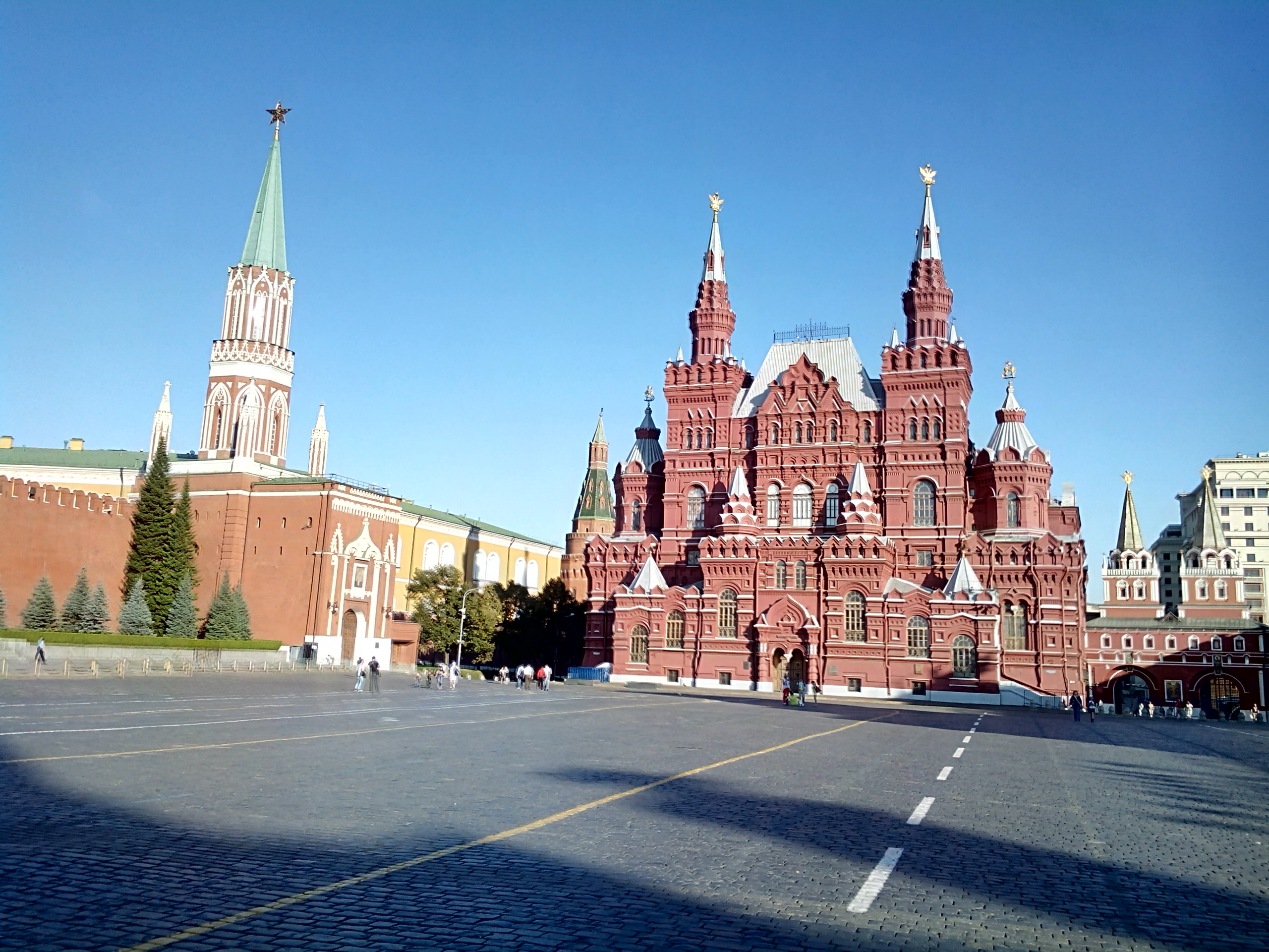 Фото красной площади без людей