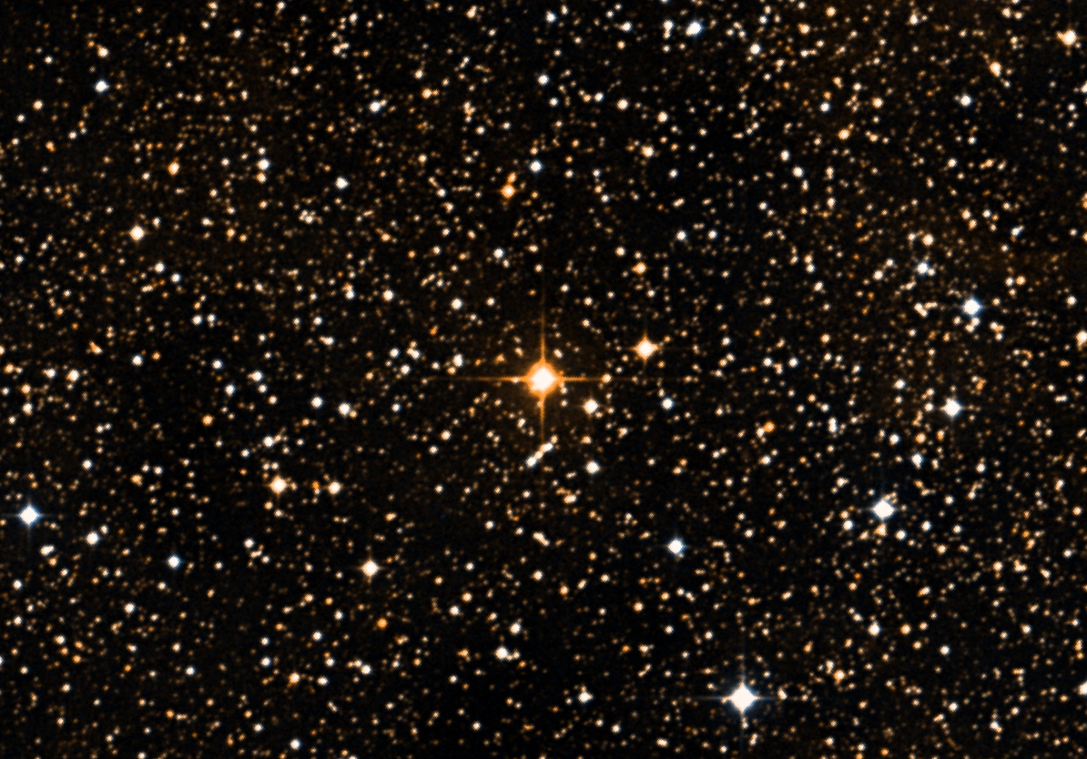 UY Scuti zoomed in, DSS2 survey, 2003