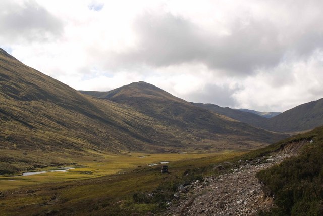 File:Upper reaches of the Allt Garbh to the Cadha Riabhach - geograph.org.uk - 573469.jpg