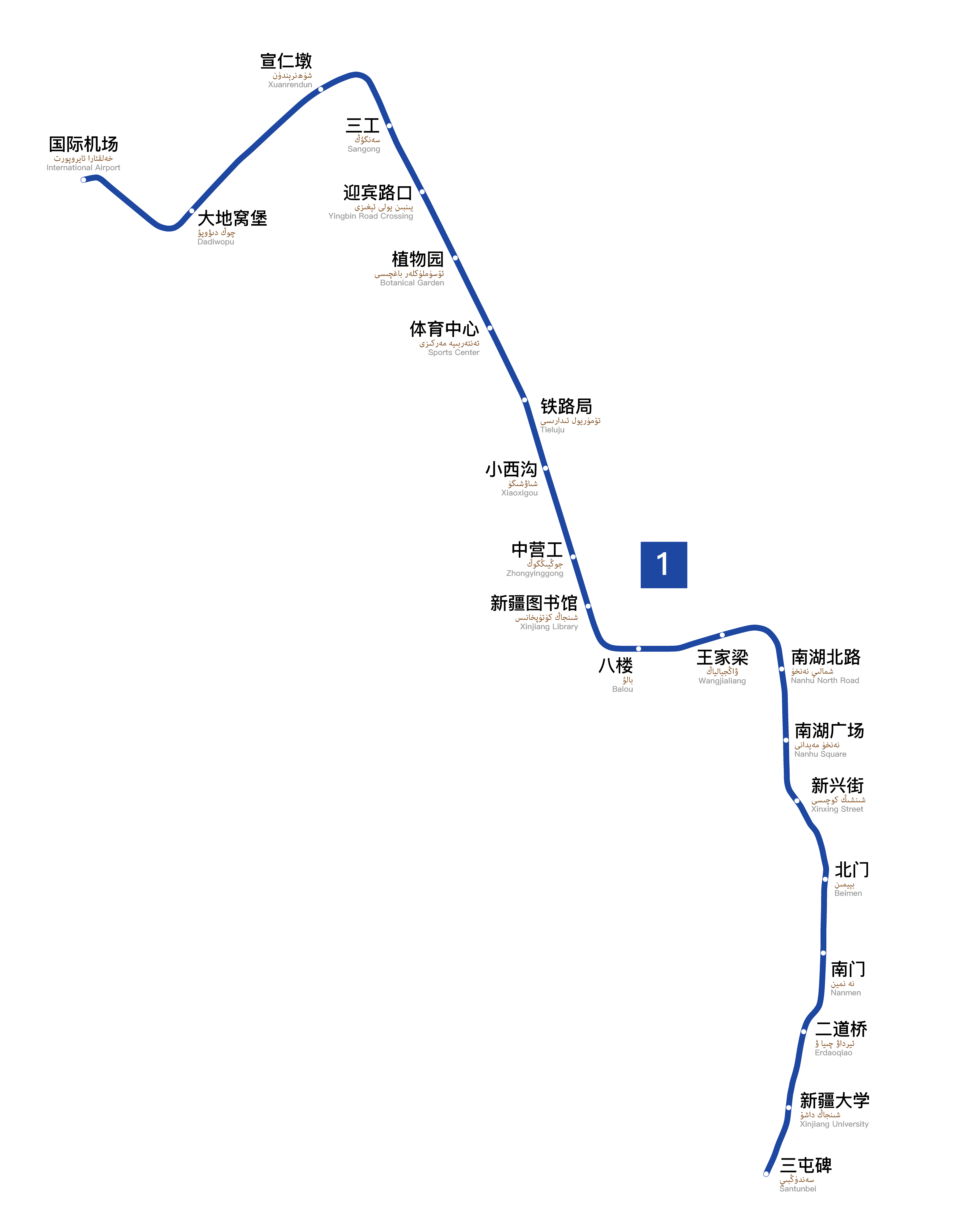 File Urumqi Metro System Map 2018 Png Wikimedia Commons