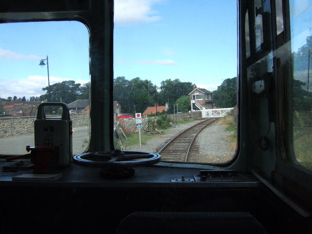 File:Approaching Bedale Level Crossing - geograph.org.uk - 357240.jpg