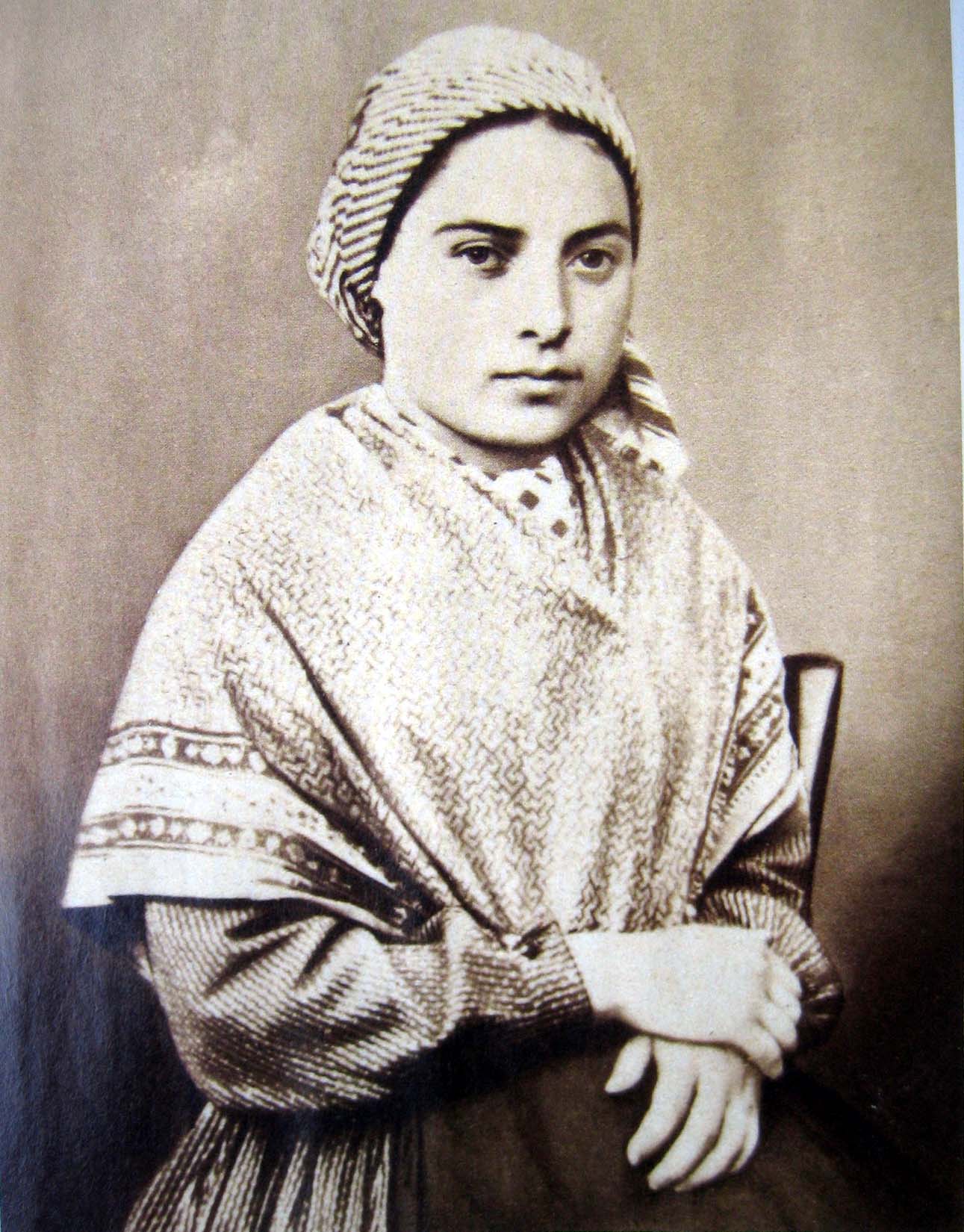 Pildiotsingu Bernadette Soubirous 1858 tulemus