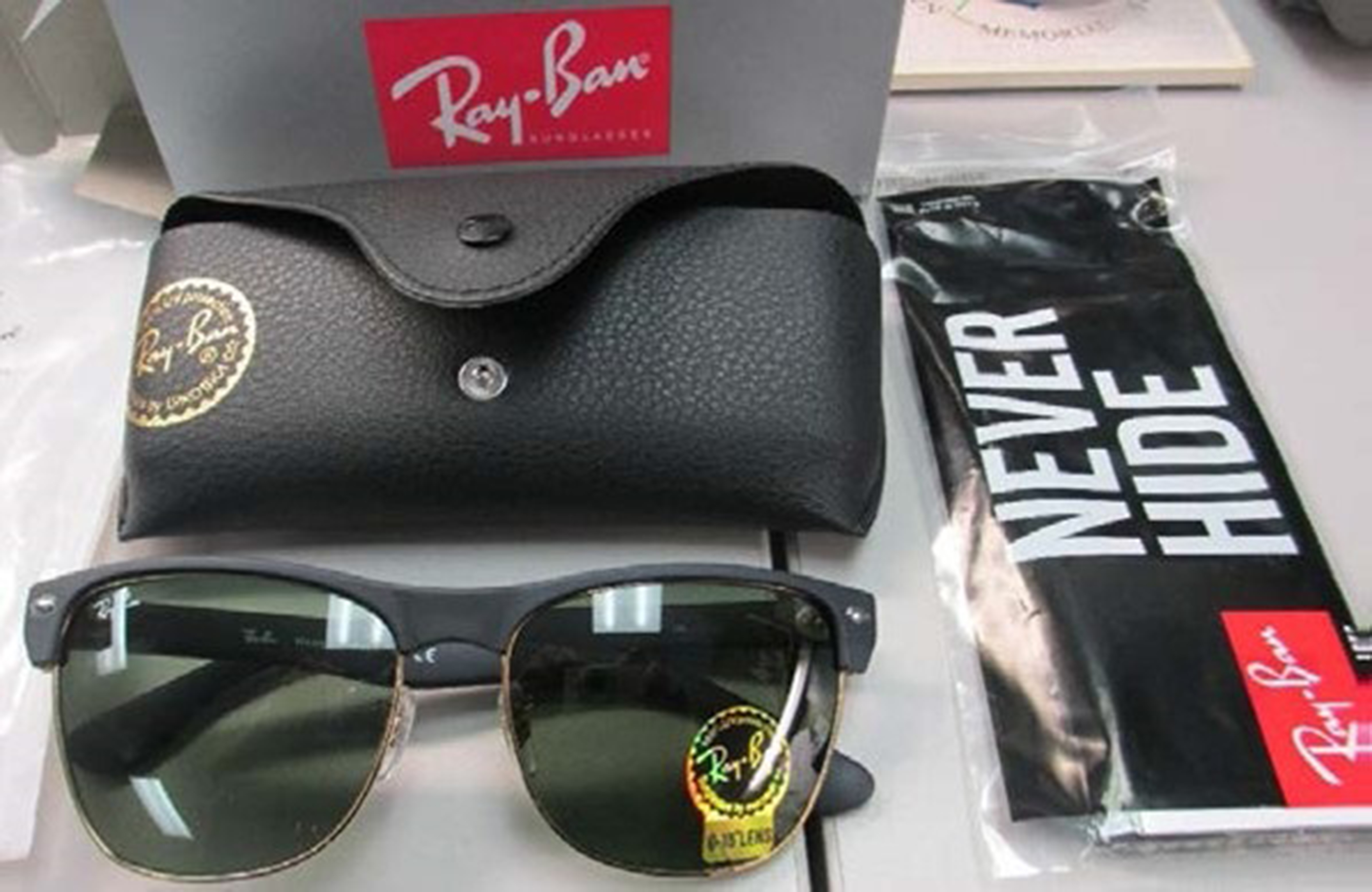 File:CBP Officers in Tampa Seize 860 Counterfeit Ray-Ban Sunglasses  (20102374039).jpg - Wikimedia Commons