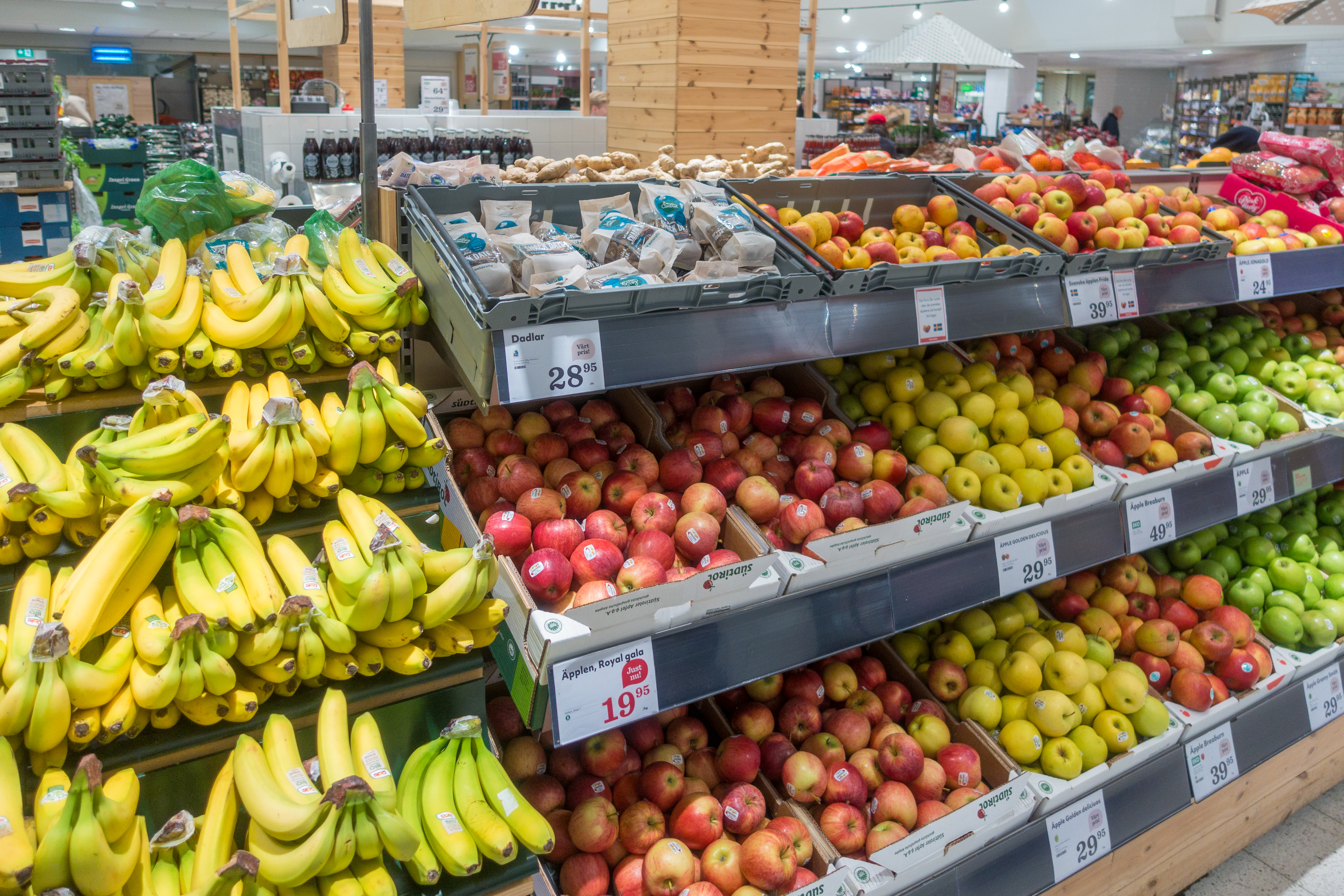 Greengrocer sell vegetables and fruit