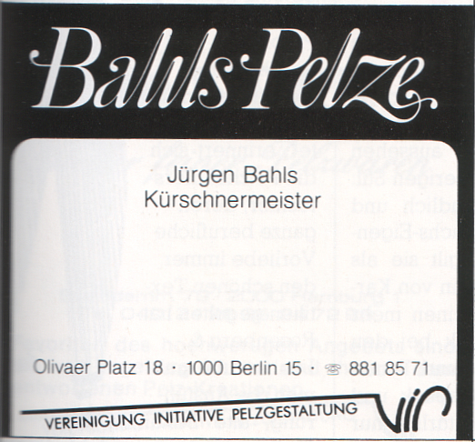 File:Furrier Jürgen Bahls, Berlin advertisement 1985.jpg