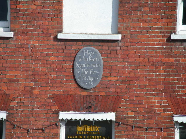 File:John Keats plaque, Eastgate Square - geograph.org.uk - 814222.jpg