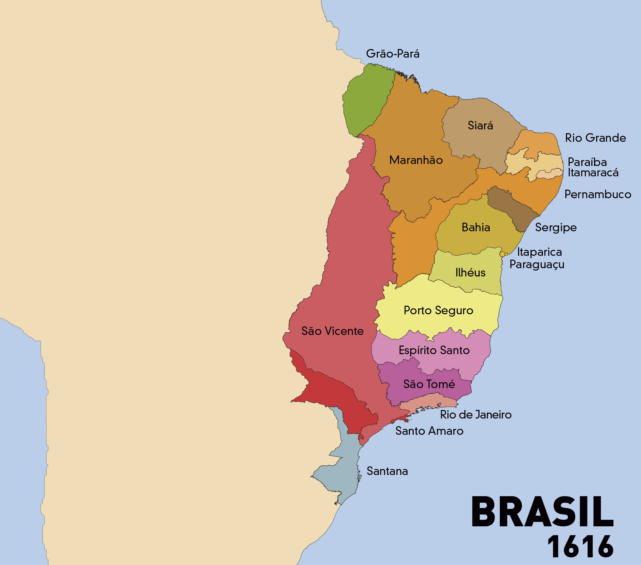 File:Mapa-brasil-1616 -Criação-Capitania do Maranhão-Capitania do  Grão-Pará.png - Wikipedia