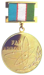 Oʻzbekiston Davlat fan arbobi (medali).jpg