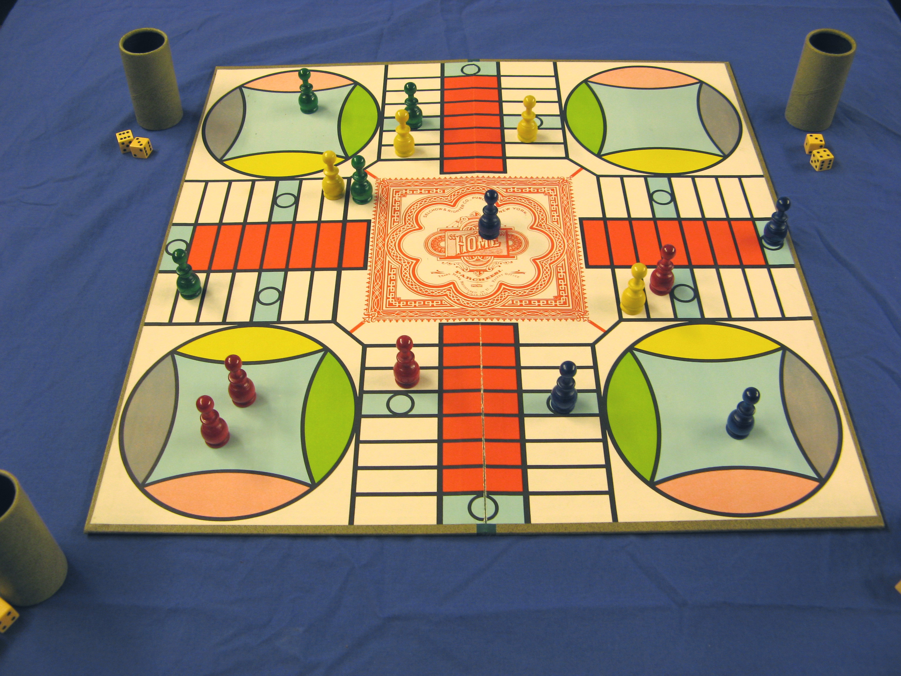 Picture of a game: Parcheesi