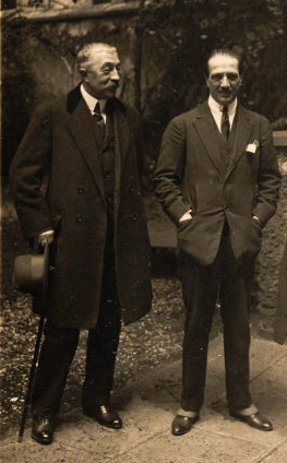 Pierre de Bréville (left) & [[Jacques Thibaud