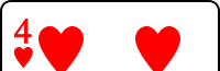 File:Playing card heart 4 - horizontal cut.png