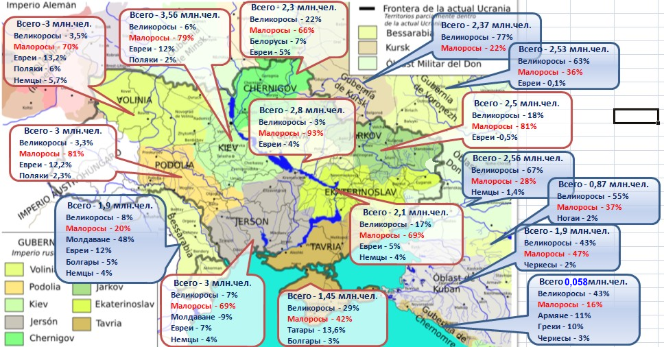 Карта украинского этноса