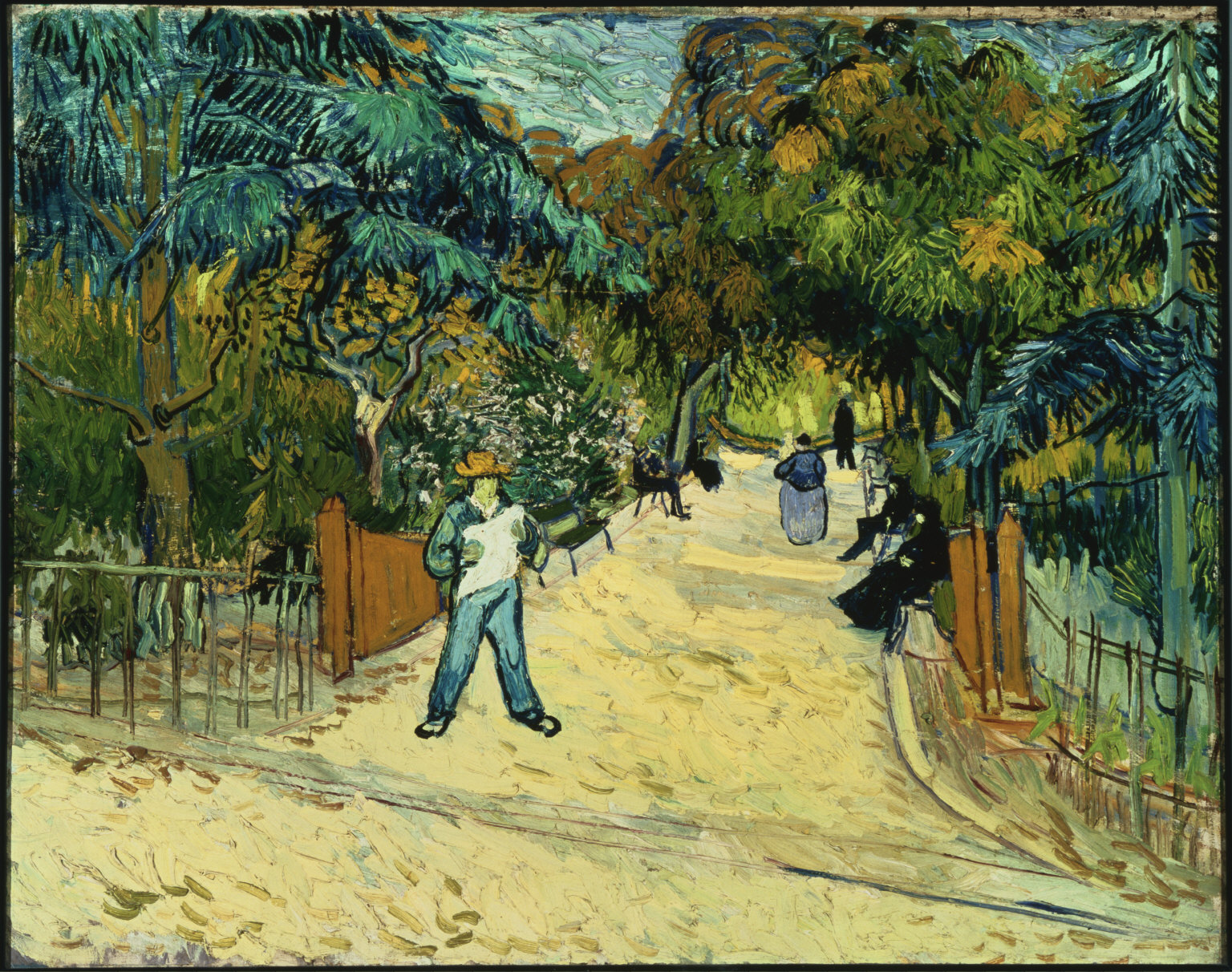 Vincent van Gogh - L'entrée des jardins publics à Arles ruta de Van Gogh en Arlés