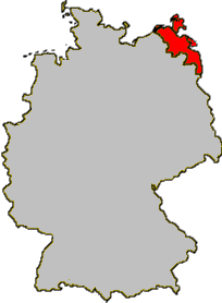Ambit of the former Pomeranian Evangelical Church within Germany