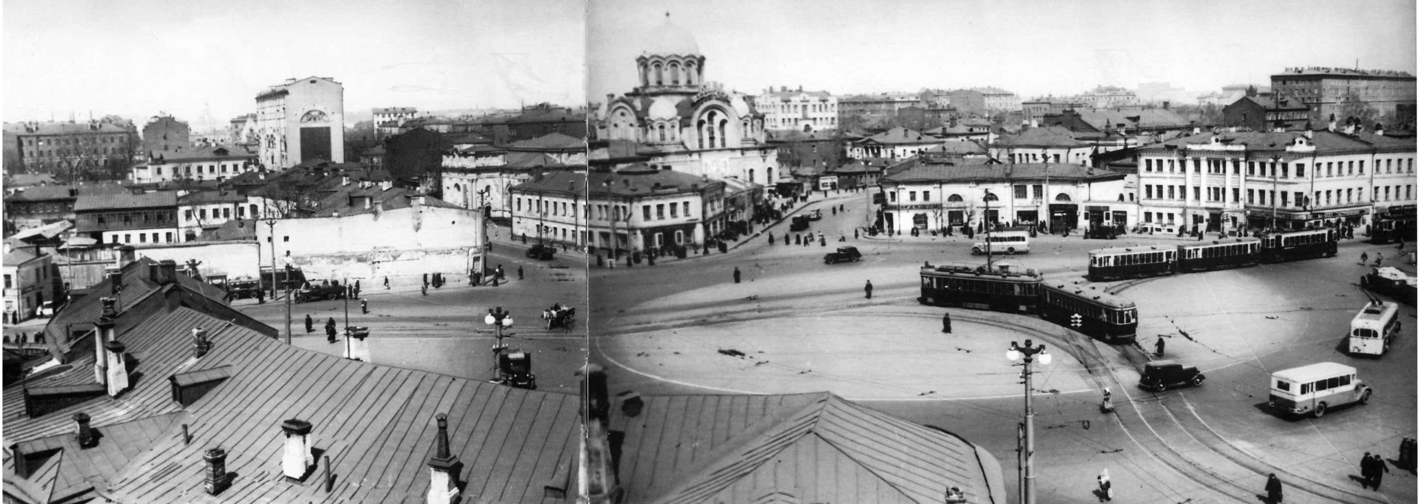 Таганская площадь 1935 год