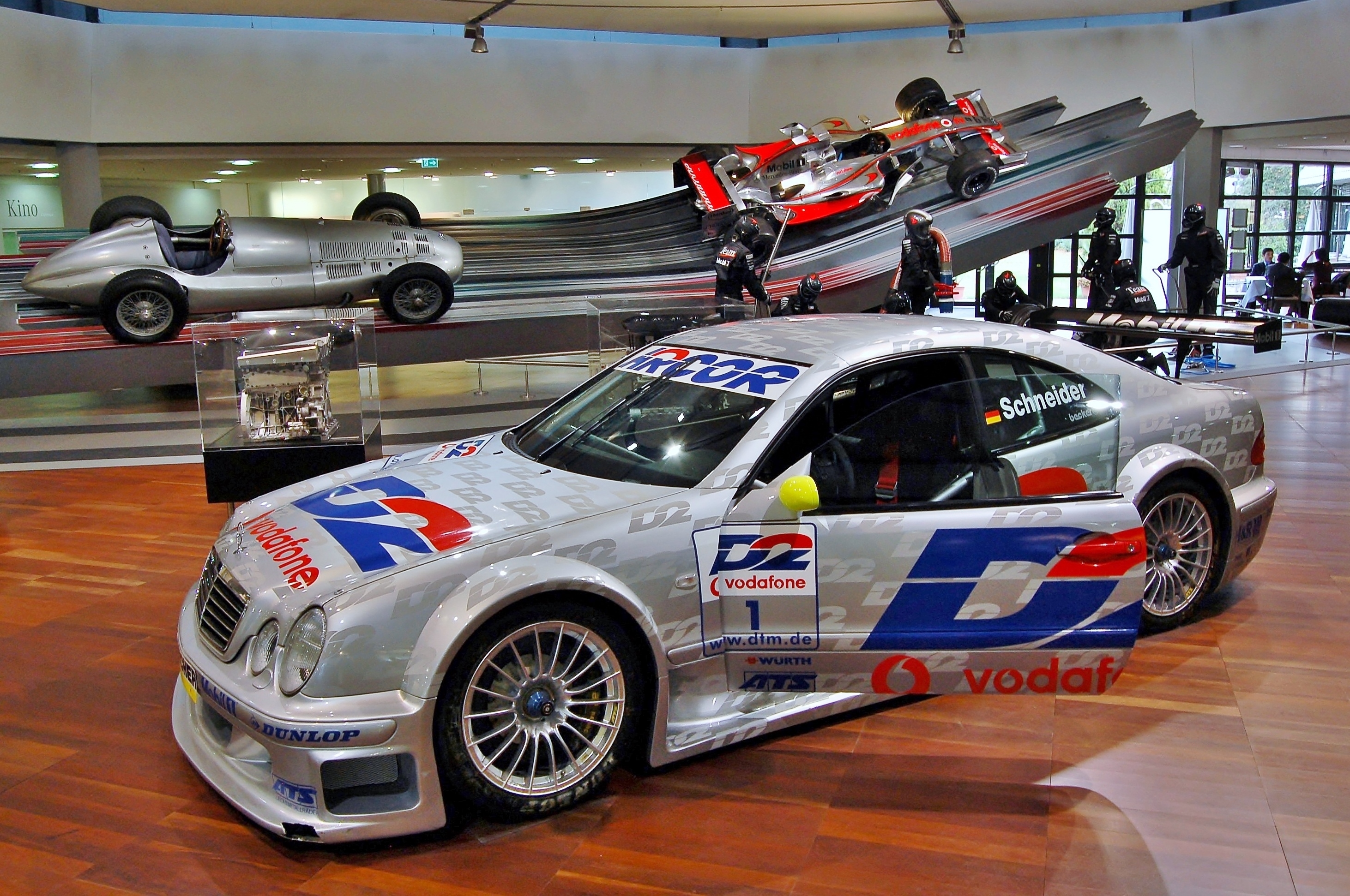 File:2001 AMG Mercedes CLK-Klasse DTM (C208), Sindelfingen, 2007 