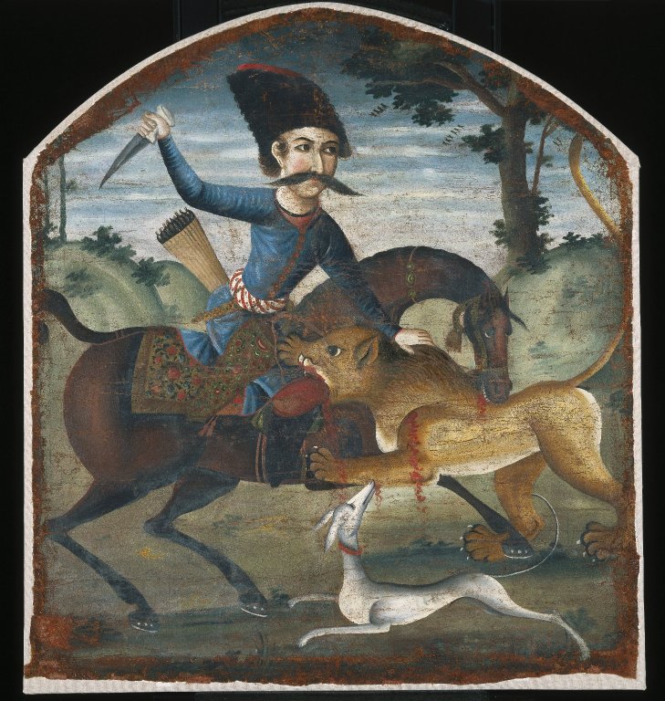 Brooklyn Museum - Hunter on Horseback Attacked by a Lion.jpg