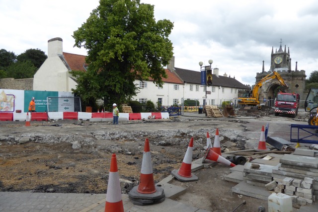 File:Digging up the market place - geograph.org.uk - 5051136.jpg