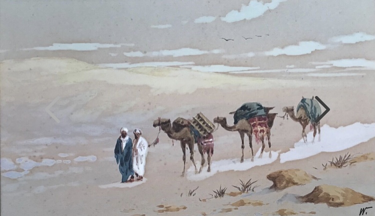 File:Edwin Lord Weeks, Bedouins leading camels.jpg
