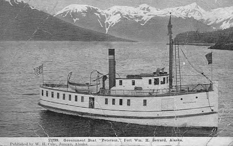 File:Government boat PETERSON, at Fort William H Seward in Haines, Alaska, circa 1900-1908 (AL+CA 6091).jpg