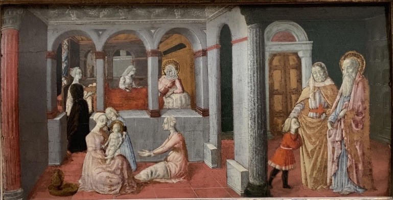 File:Matteo di Giovanni - Birth of Mary - Louvre.jpg