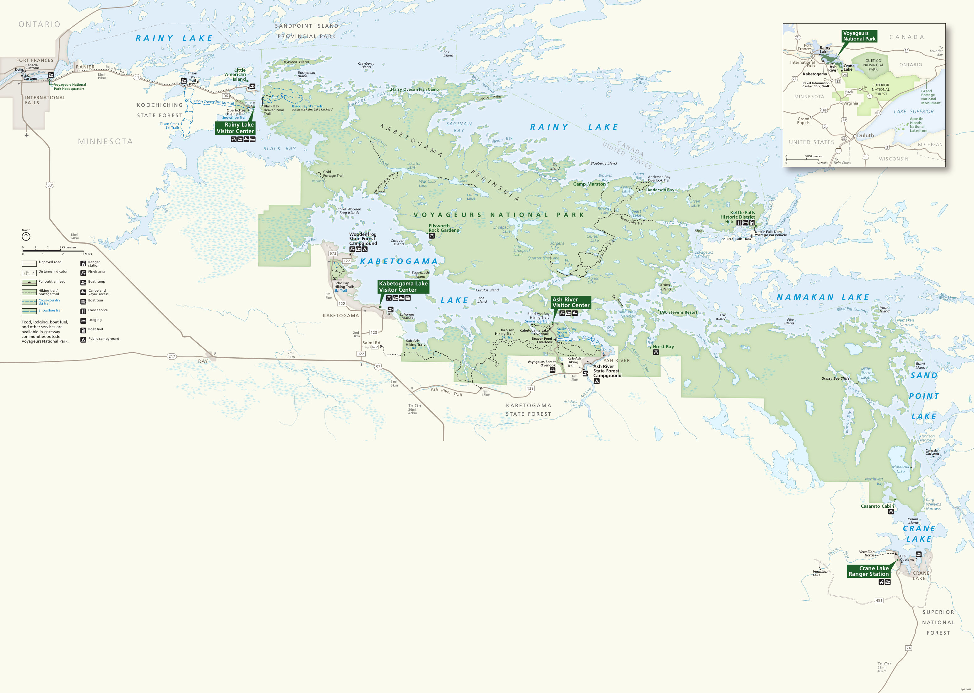 voyageurs national park map File Nps Voyageurs Map Jpg Wikimedia Commons voyageurs national park map