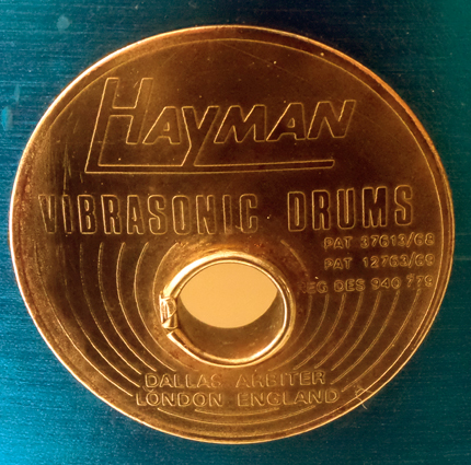 Hayman drum badge 1969-1973