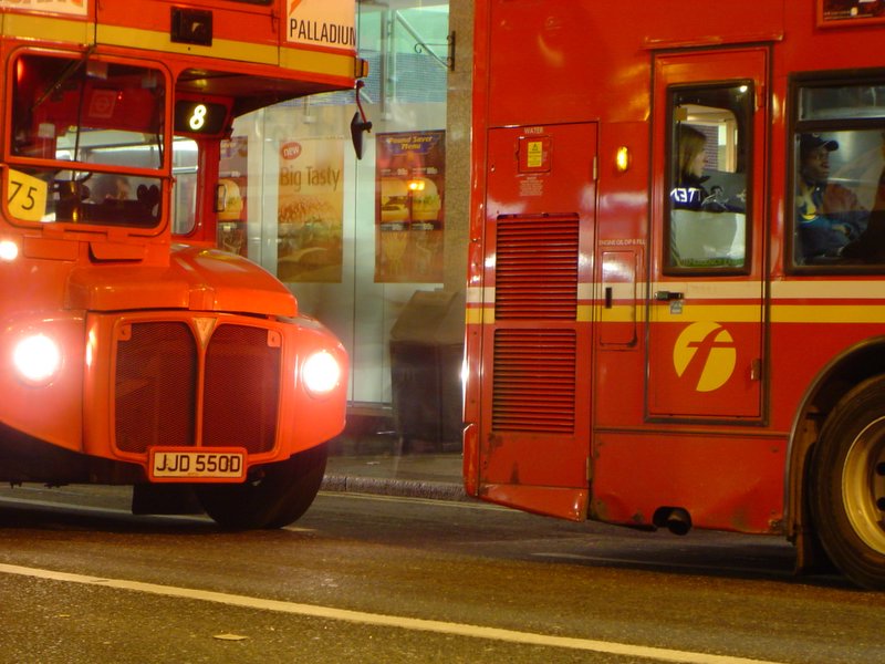 File:Routemaster and new First bus.jpg