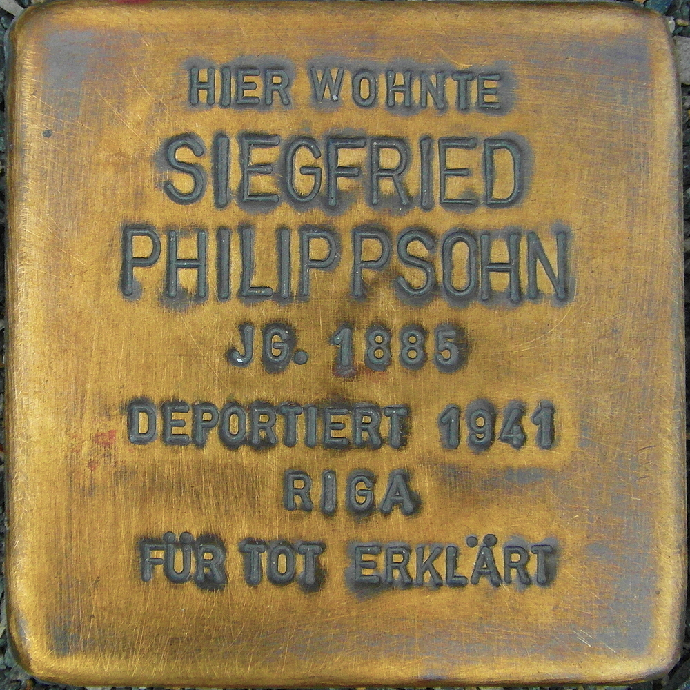 Stolperstein Barsinghausen Siegfried Philippsohn