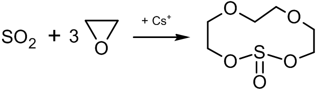 Synthesis of 1,3,6,9,2 λ 4-Tetraoksatia-2-tsikloundekanona