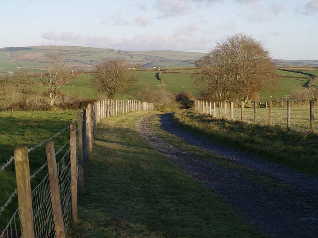 File:Track to Tossell's Barton - geograph.org.uk - 621739.jpg