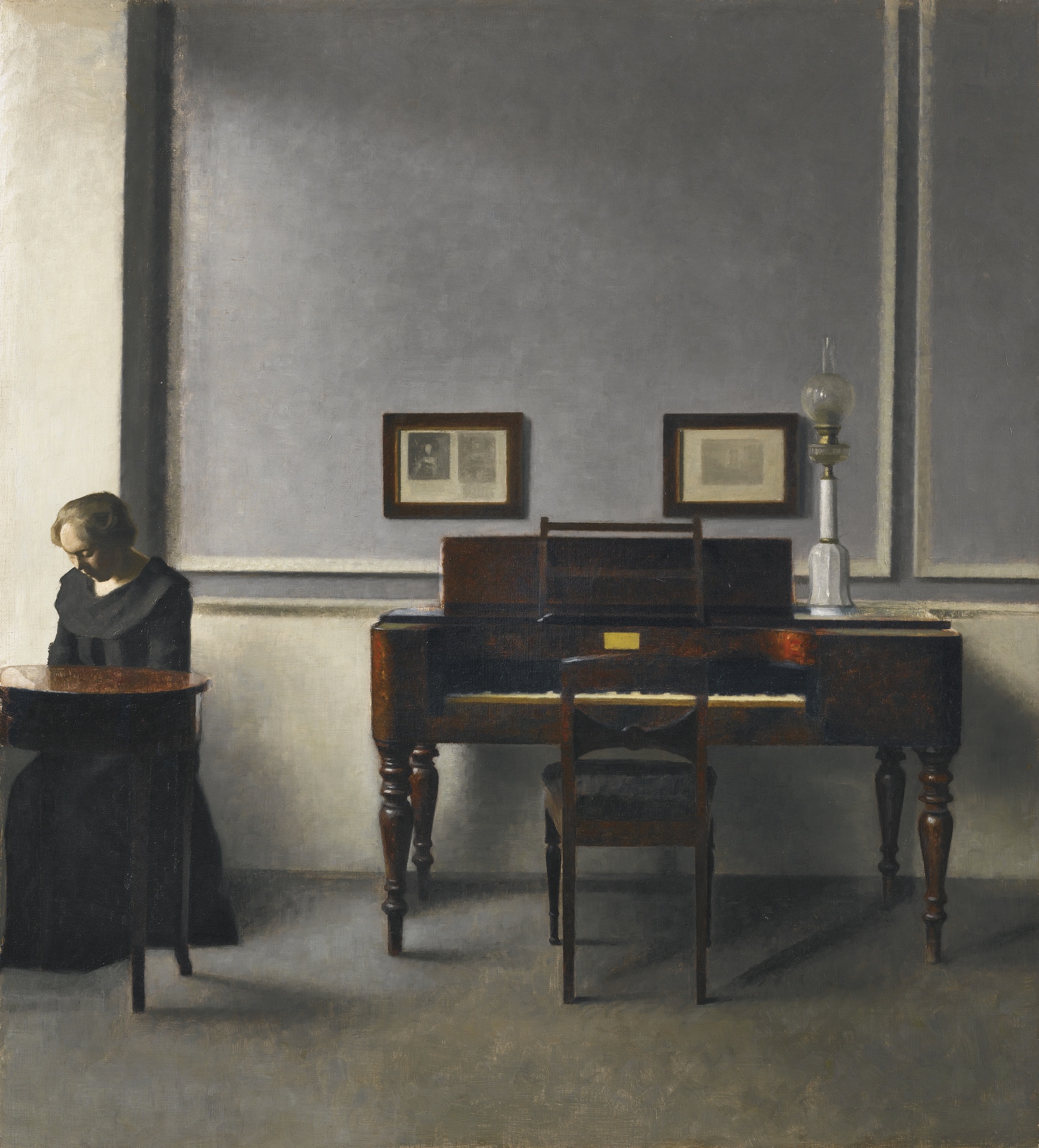 File:Vilhelm Hammershoi, Ida in an Interior with Piano, 1901.jpg -  Wikimedia Commons
