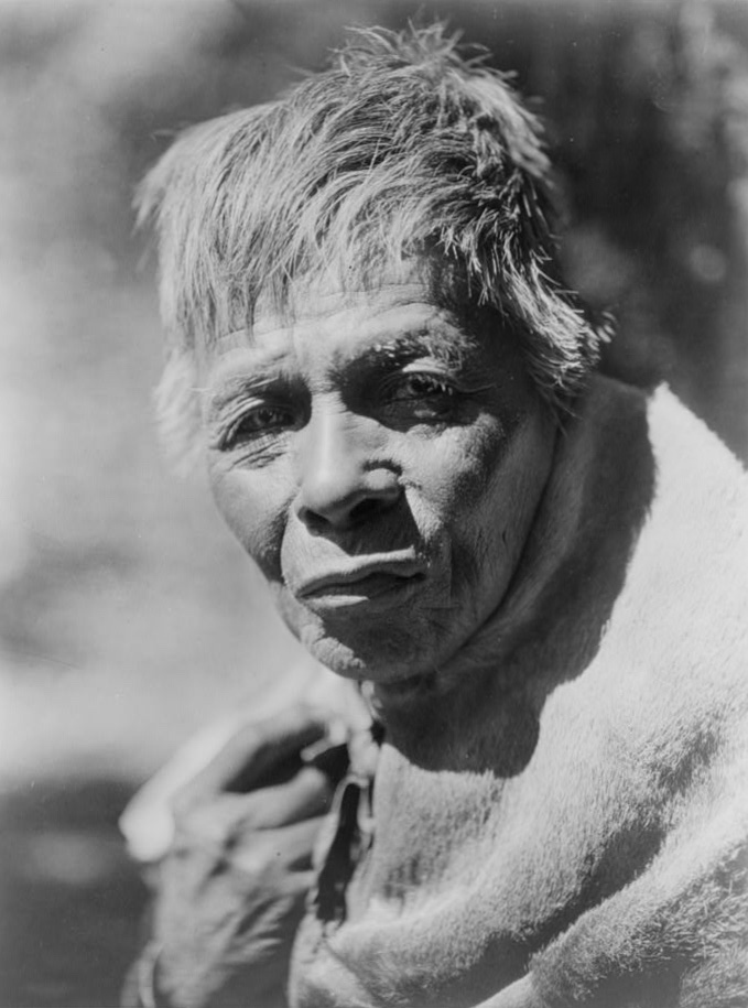 Portrait of a Wailaki man by photographer Edward S. Curtis, c. 1924 | Library of Congress
