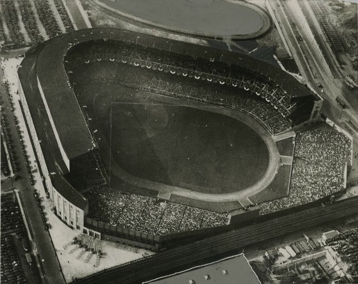 90 Percent yankees - Aerial view of Yankee Stadium in 1963