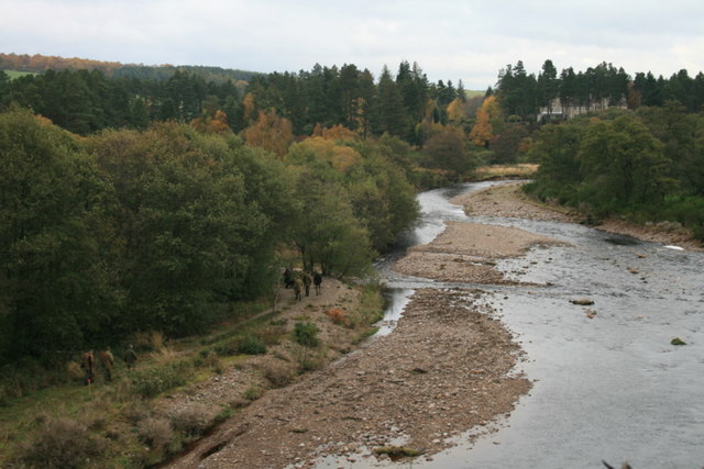 File:"Guns" homeward bound by the ford near Kellas - geograph.org.uk - 1552754.jpg