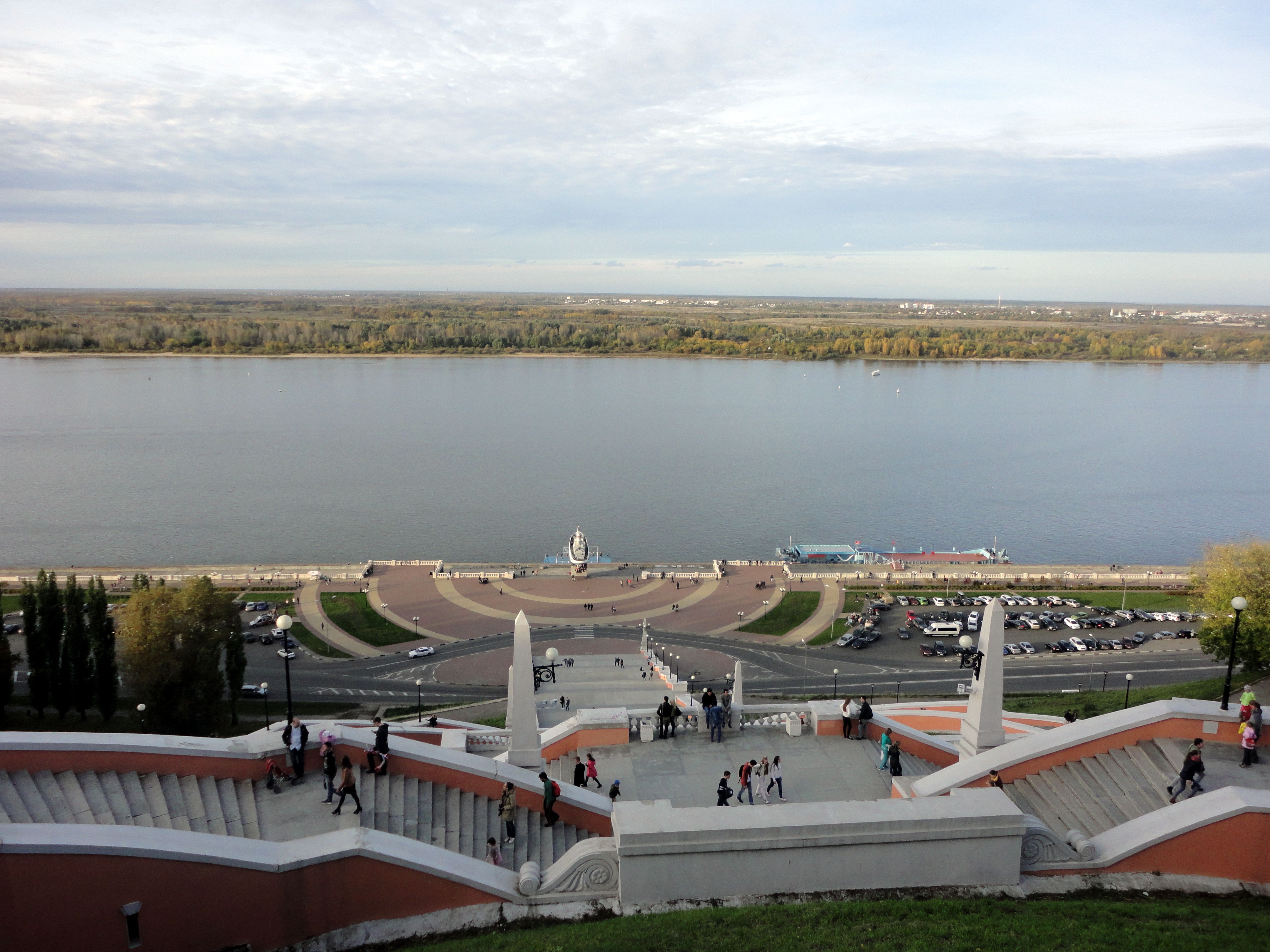 Чкаловская лестница в нижнем новгороде сколько ступеней