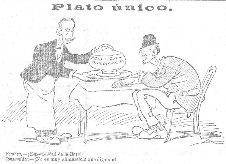 Plato único, 15 de agosto de 1918.