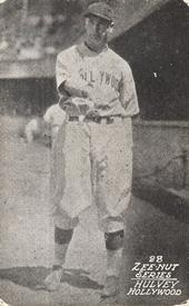 (1928) Zeenut baseball card. Hank Hulvey. Hulvey managed Harrisonburg to the 1939 Virginia League championship 1928 Zeenut Hank Hulvey.jpg