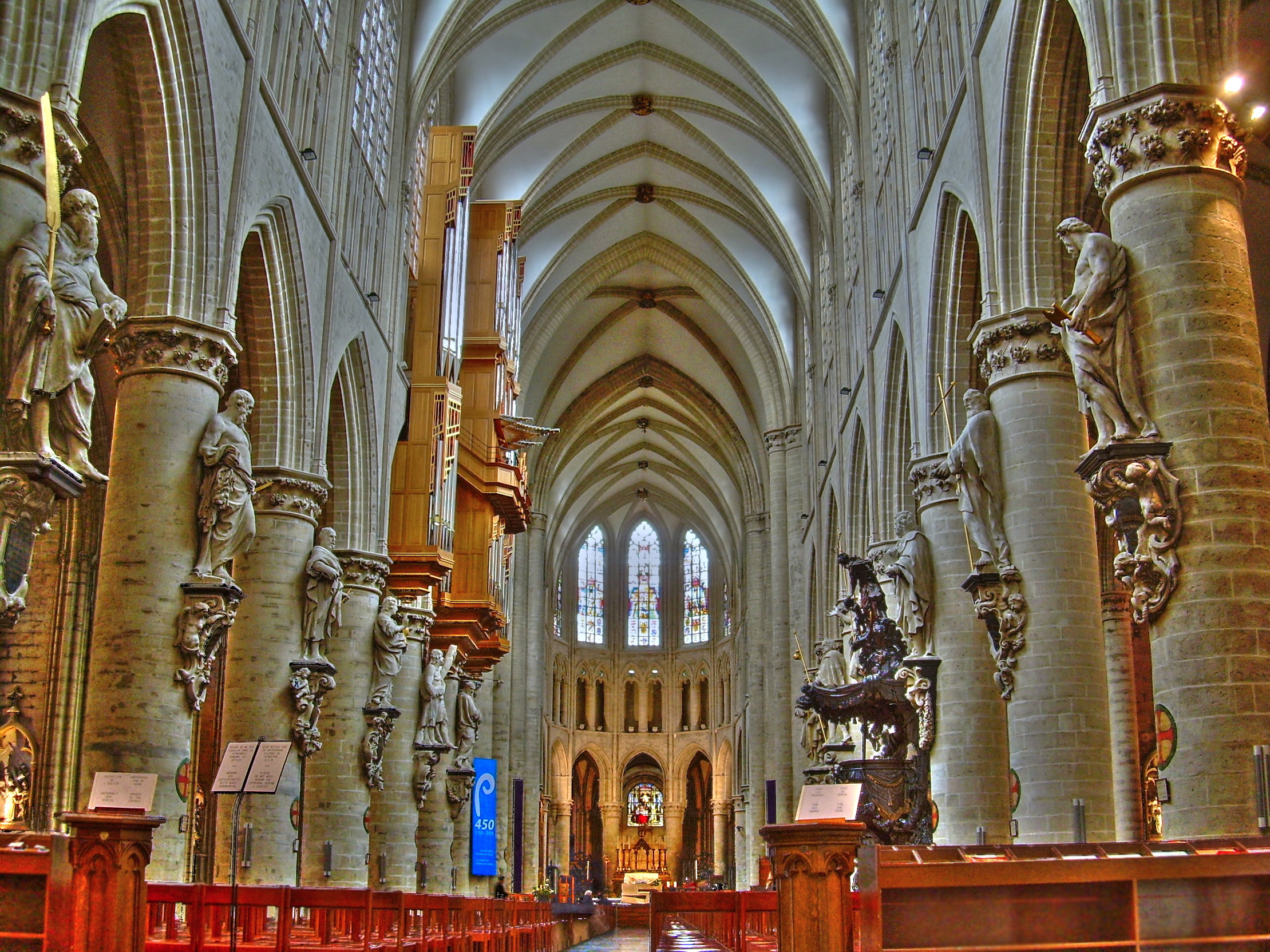 File Cattedrale Bruxelles Hdr Jpg Wikimedia Commons