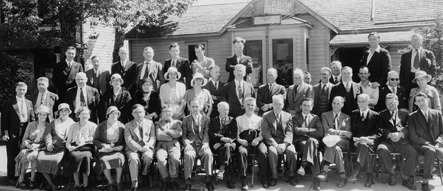 CCF founding meeting in Regina, 1933