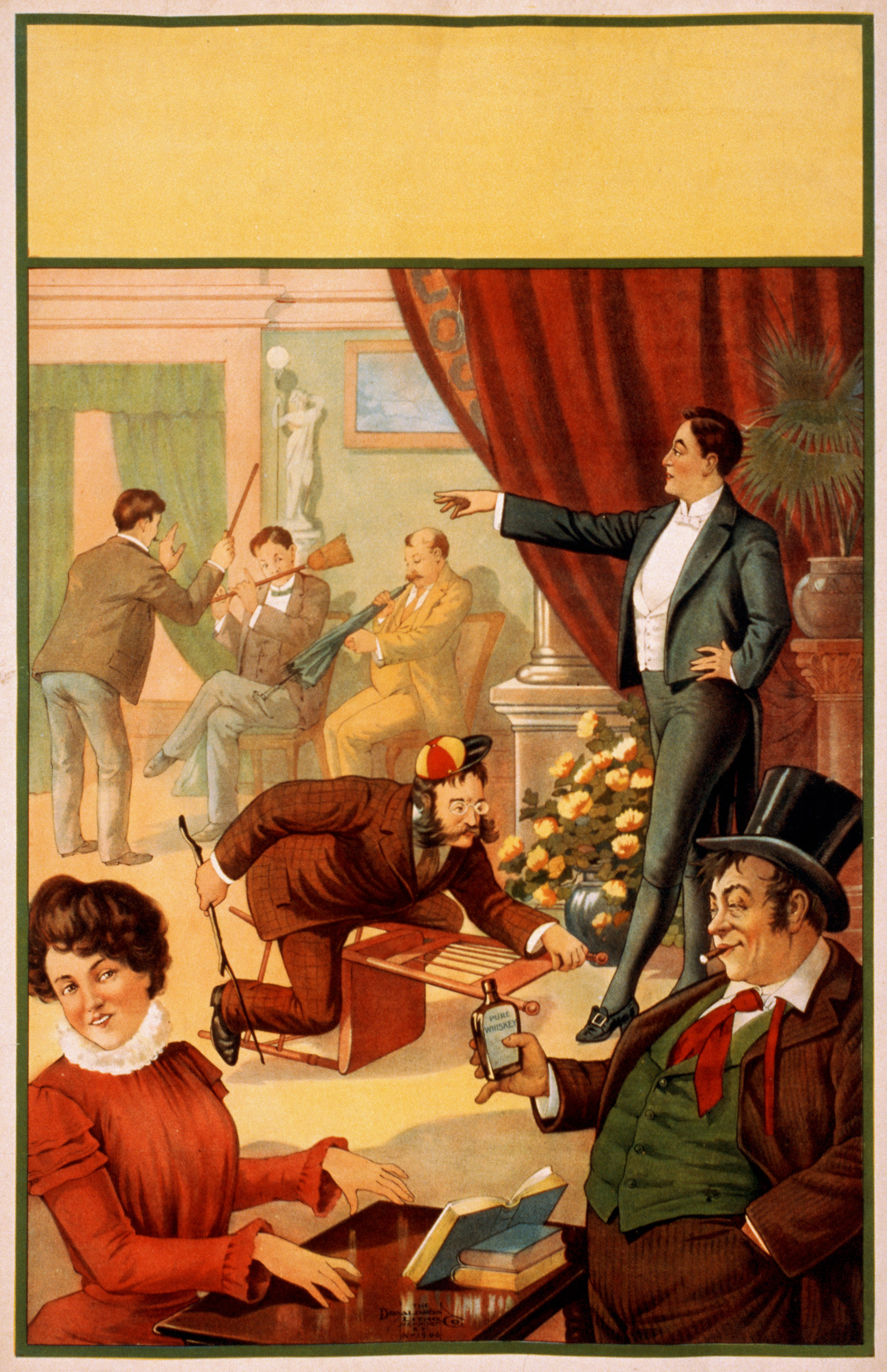 Flickr - …trialsanderrors - You dreamt you were a hypnotist^ Stock poster, ca. 1900