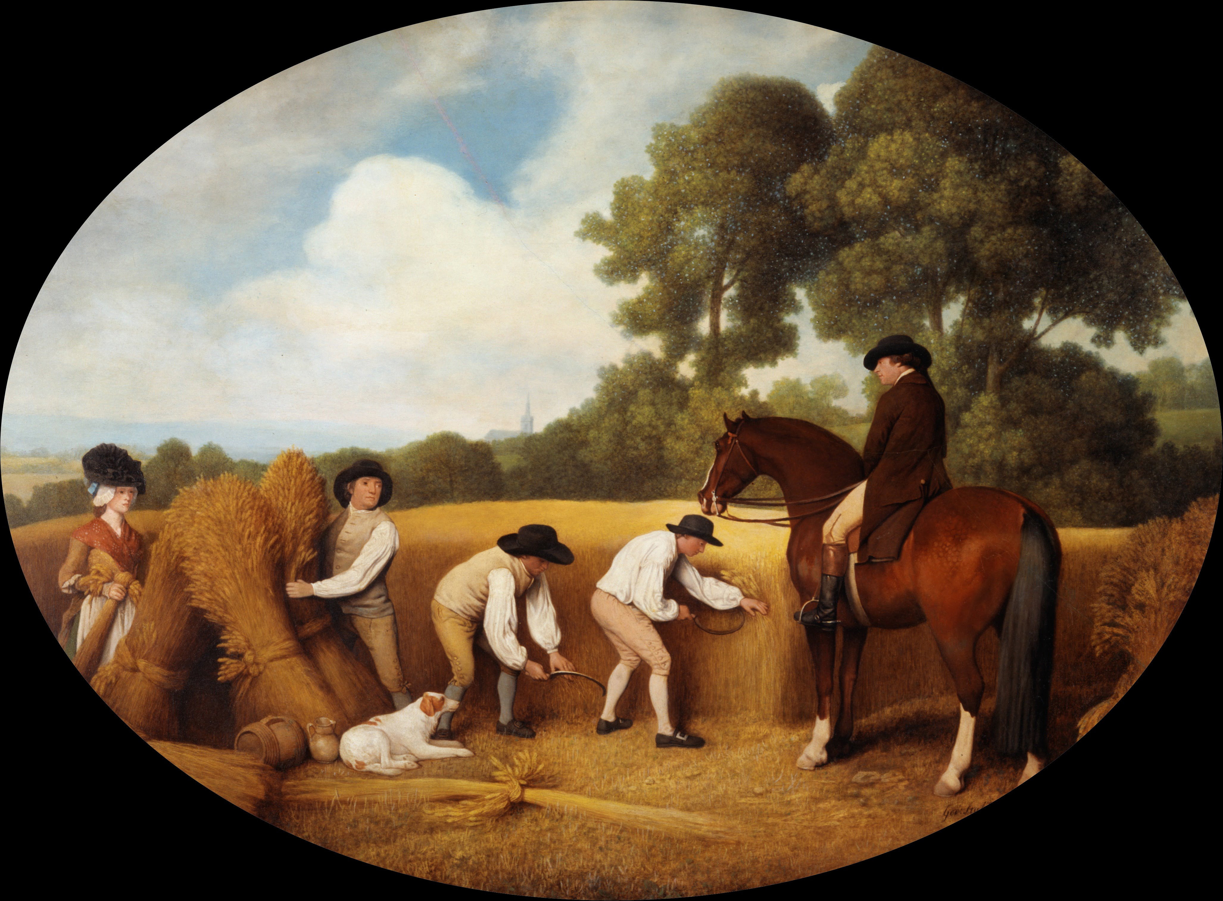 ''Reapers'' by [[George Stubbs