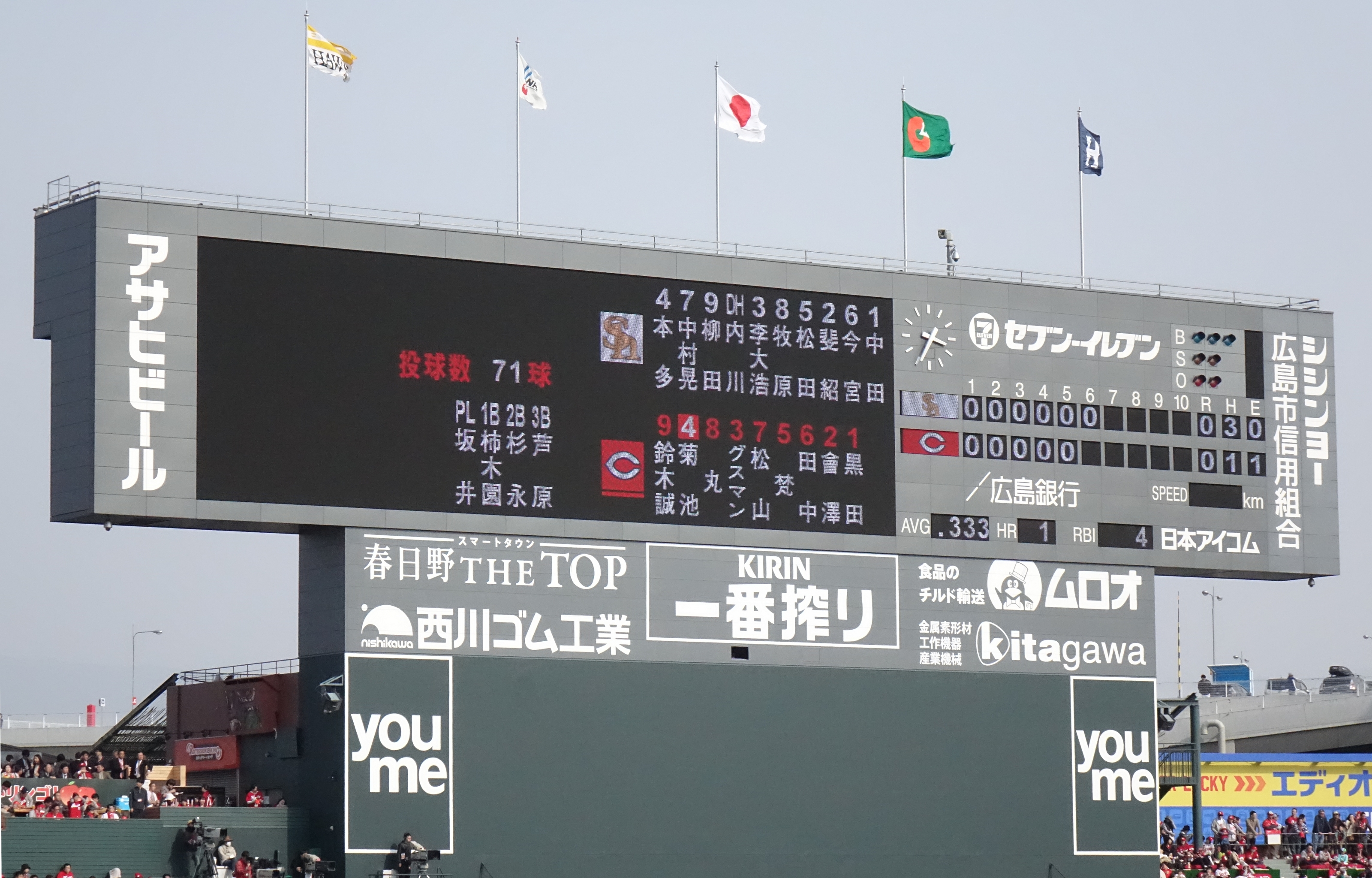 Image result for hiroshima carp stadium