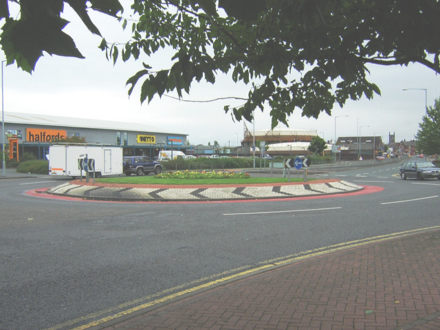 File:Mini Roundabout Madness at Chorley - geograph.org.uk - 52307.jpg