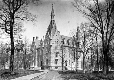 The University Hall in 1877