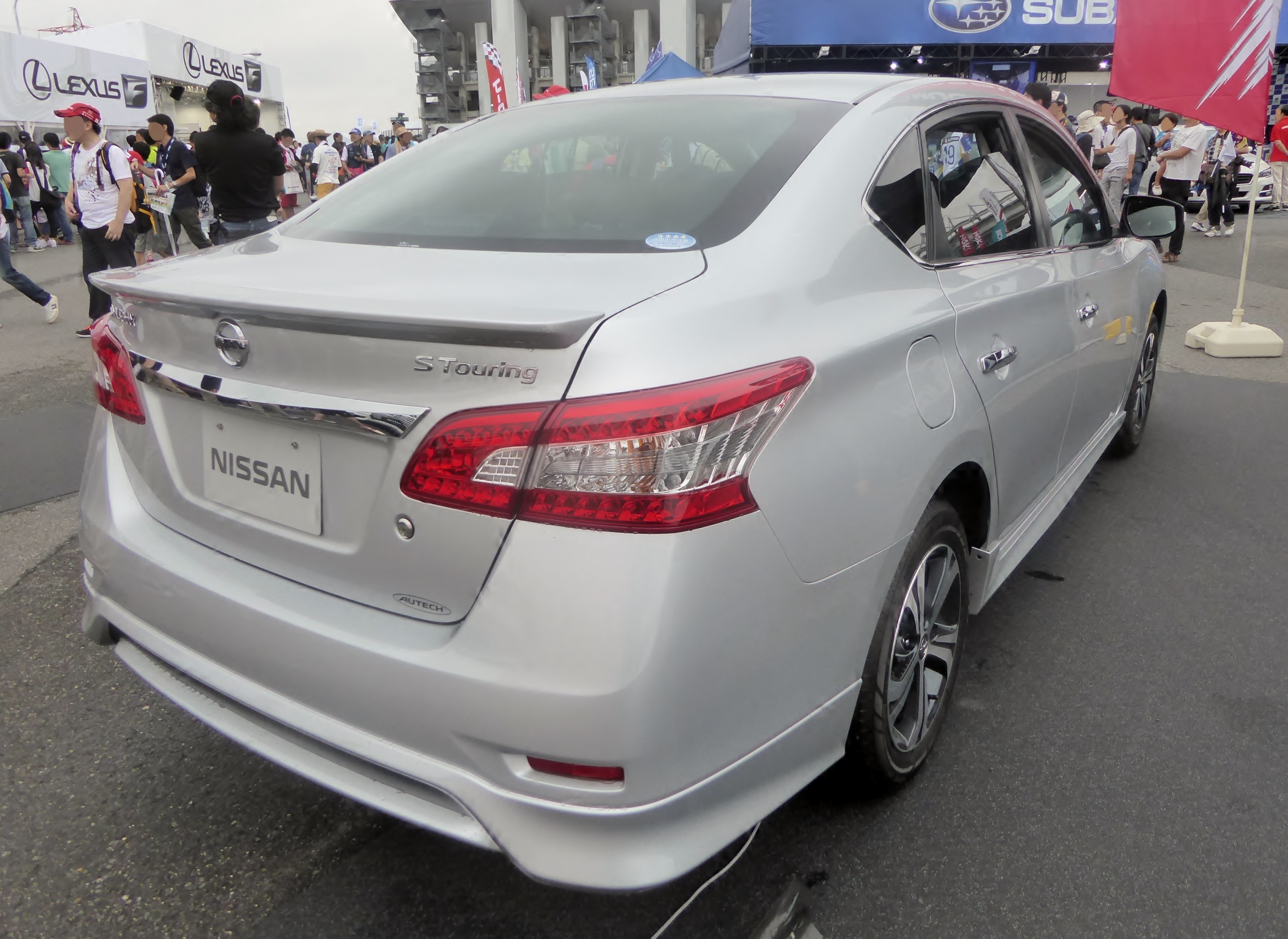 File Nissan Sylphy S Touring Dba Tb17 Rear Jpg Wikimedia Commons