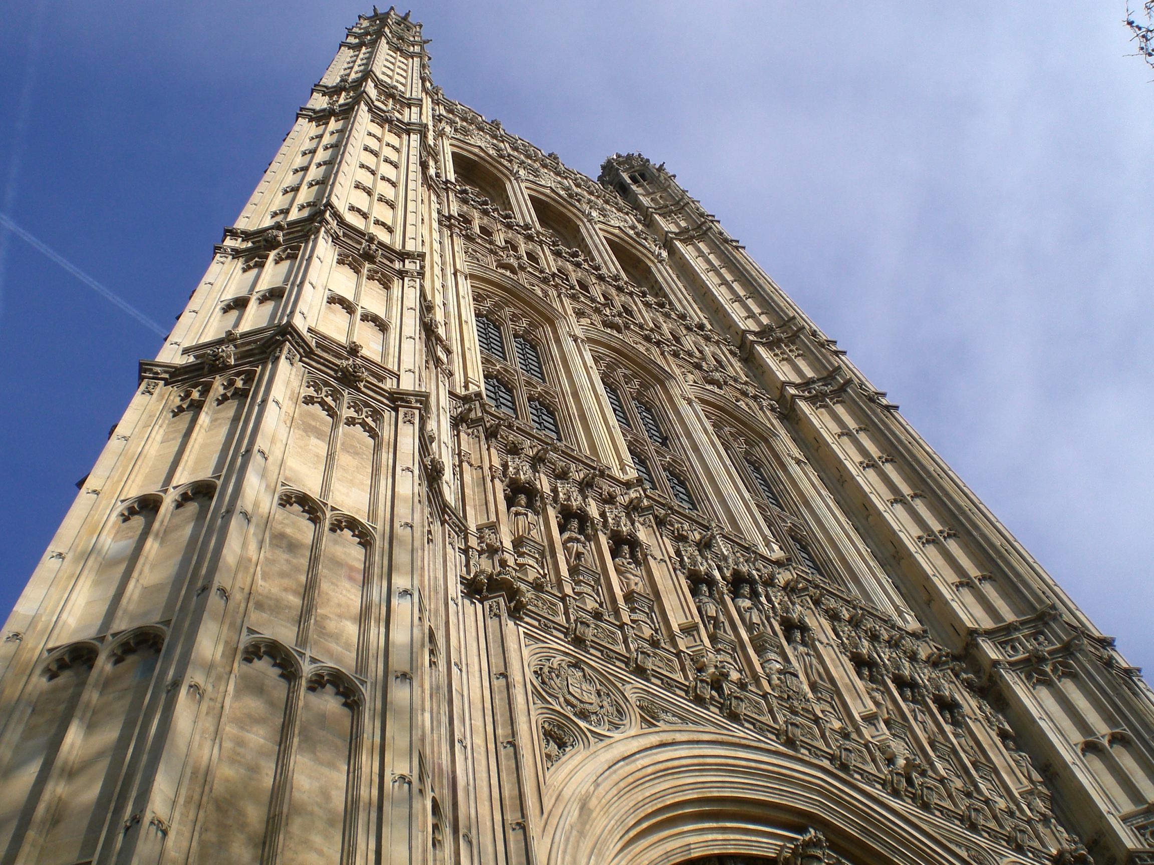 Westminster palace towers