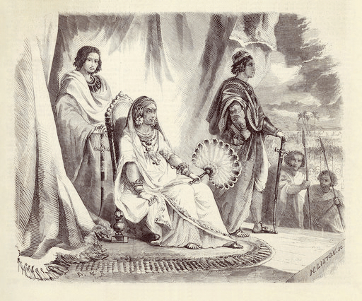  Ranavalo Manjaka, reine de Madagascar, et ses heritiers presomptifs 