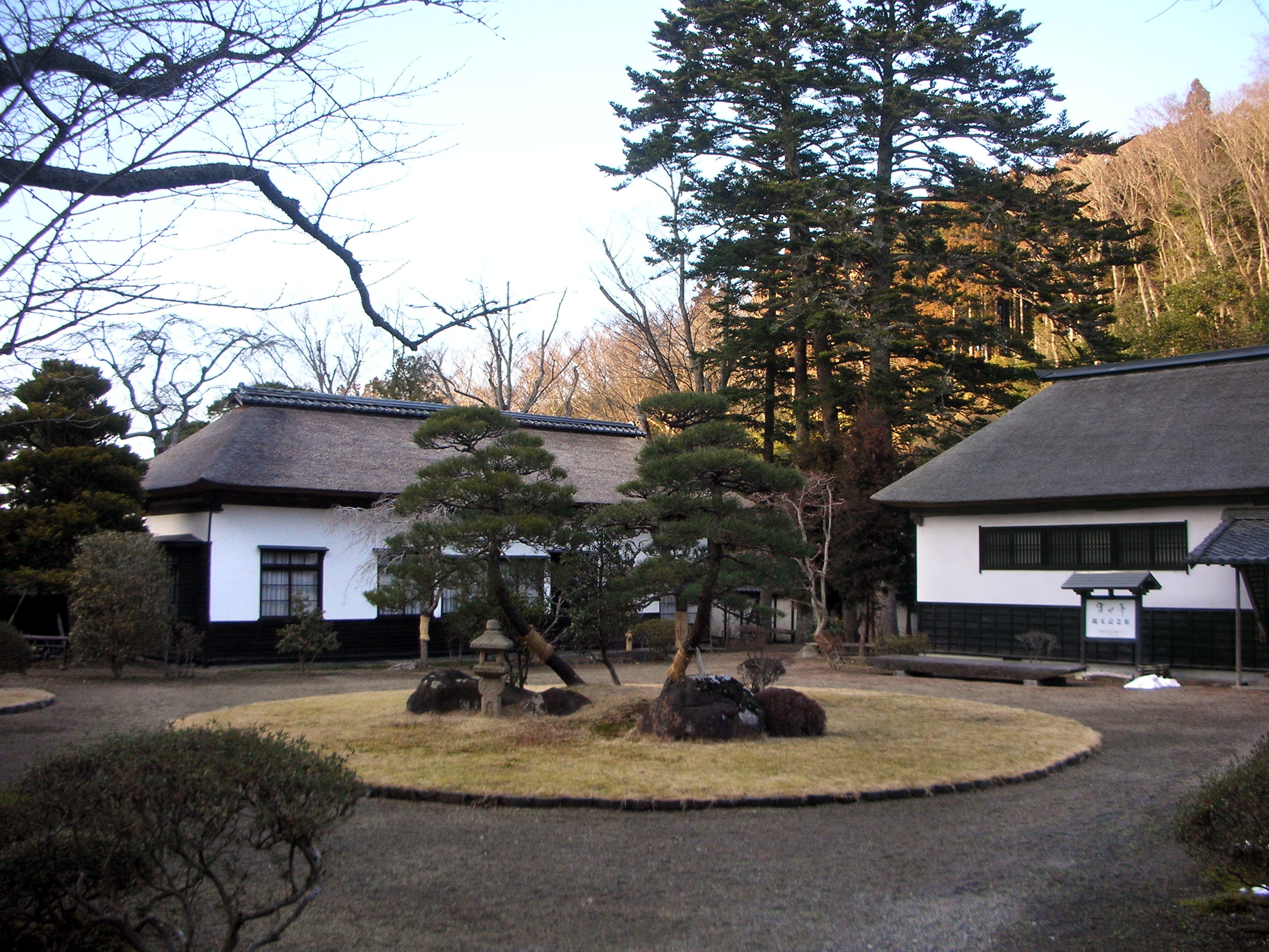 齋藤氏庭園 入口付近